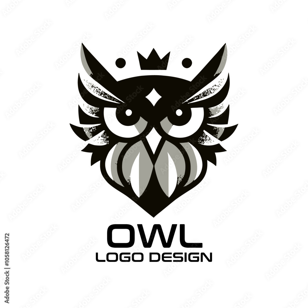 Obraz premium Owl Vector Logo Design