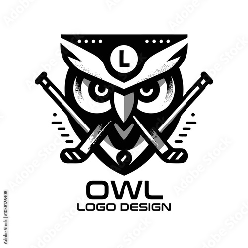 Owl Vector Logo Design photo