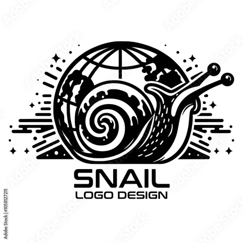 Snail Vector Logo Design