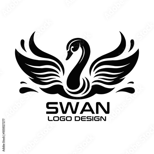 Swan Vector Logo Design