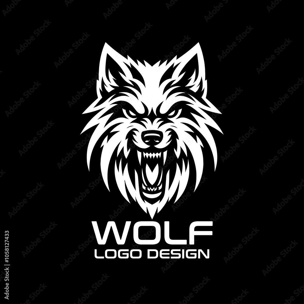Fototapeta premium Wolf Vector Logo Design