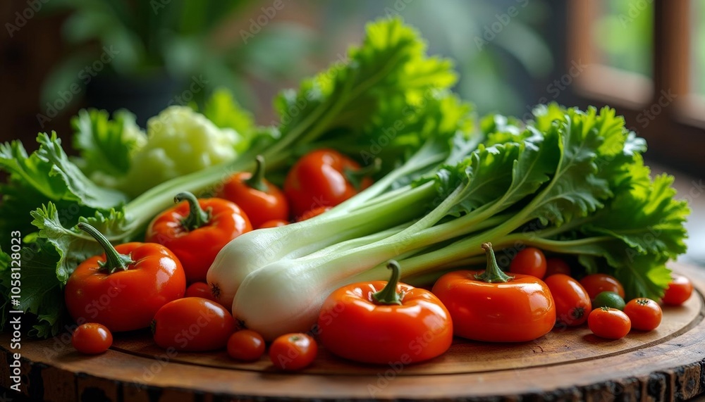 Fresh produce ready for a healthy meal Fresh produce ready for a healthy meal