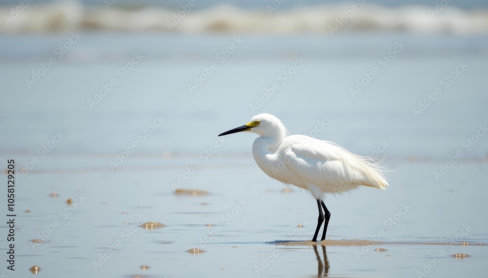 Peaceful solitude on the shore Peaceful solitude on the shore