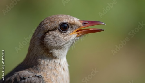  A young bird full of life and curiosity