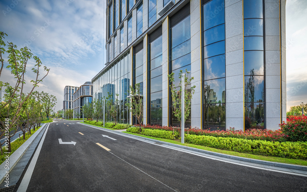 Corporate Office Park with Modern Aesthetics Corporate Office Park with Modern Aesthetics