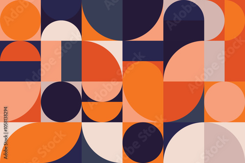 abstract background pattern graphic vector art retro.