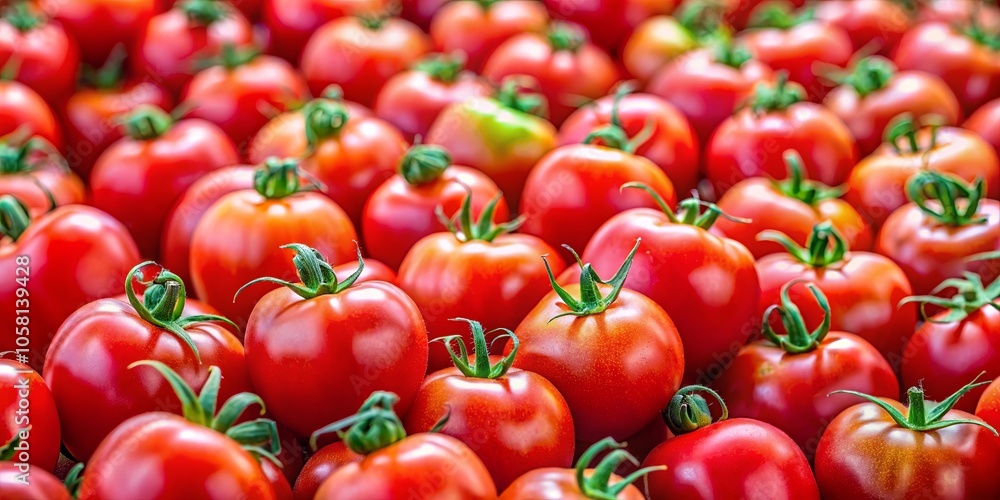 A symphony of vibrant red tomatoes, each plump and glistening with a dewy sheen, creating a captivating tapestry of natural beauty. A symphony of vibrant red tomatoes, each plump and glistening with a dewy sheen, creating a captivating tapestry of natural beauty.