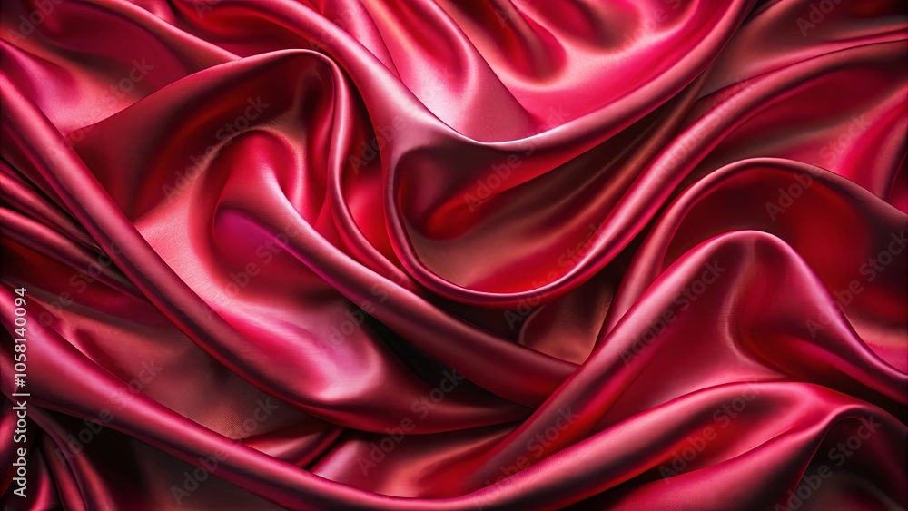 A luxurious cascade of deep crimson satin folds gracefully, reflecting soft light, creating an elegant and alluring visual tapestry. A luxurious cascade of deep crimson satin folds gracefully, reflecting soft light, creating an elegant and alluring visual tapestry.