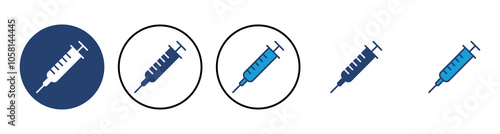 Syringe icon vector. injection icon vector.