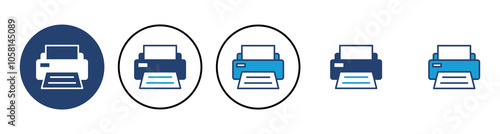 Print icon vector. printer icon vector.