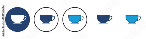 coffee cup icon vector. cup a coffee icon vector.