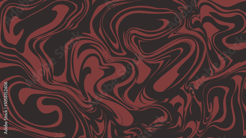 Mesmerizing Maroon Swirls: Abstract Art
