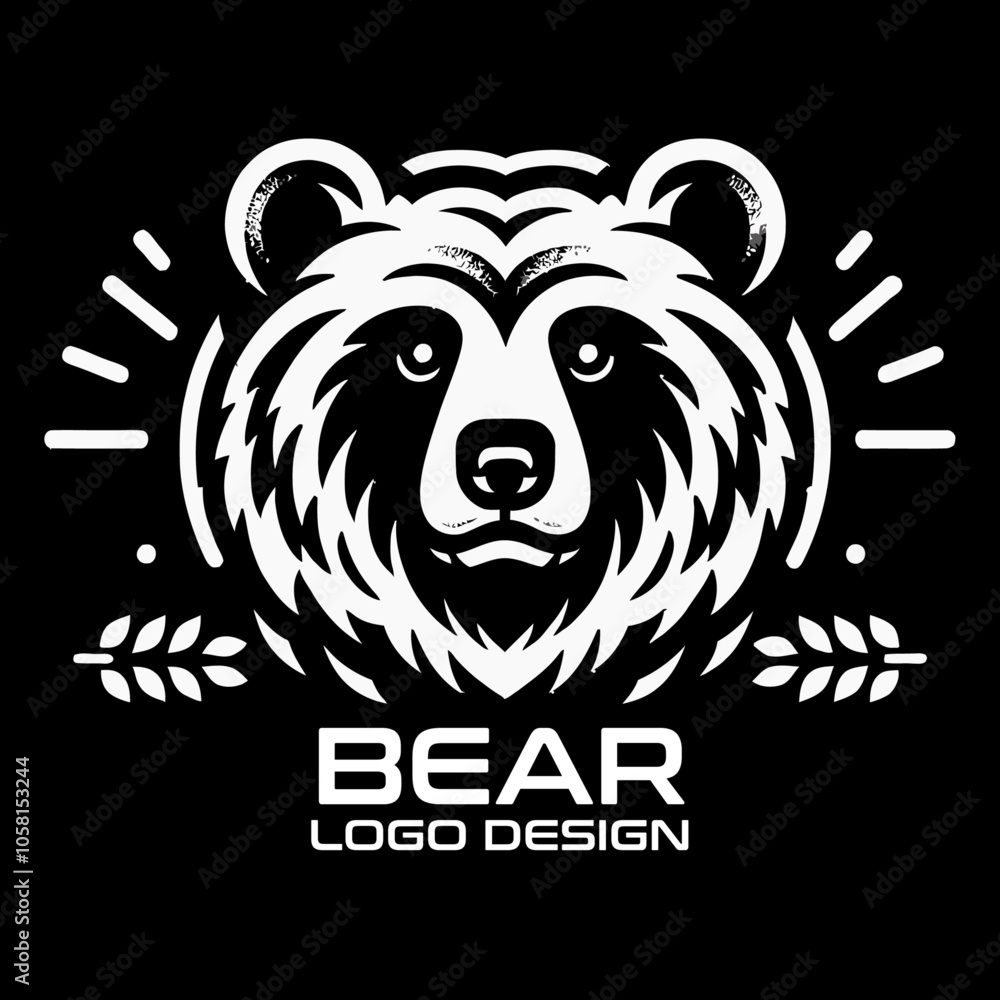 Bear Vector Logo Design Bear Vector Logo Design