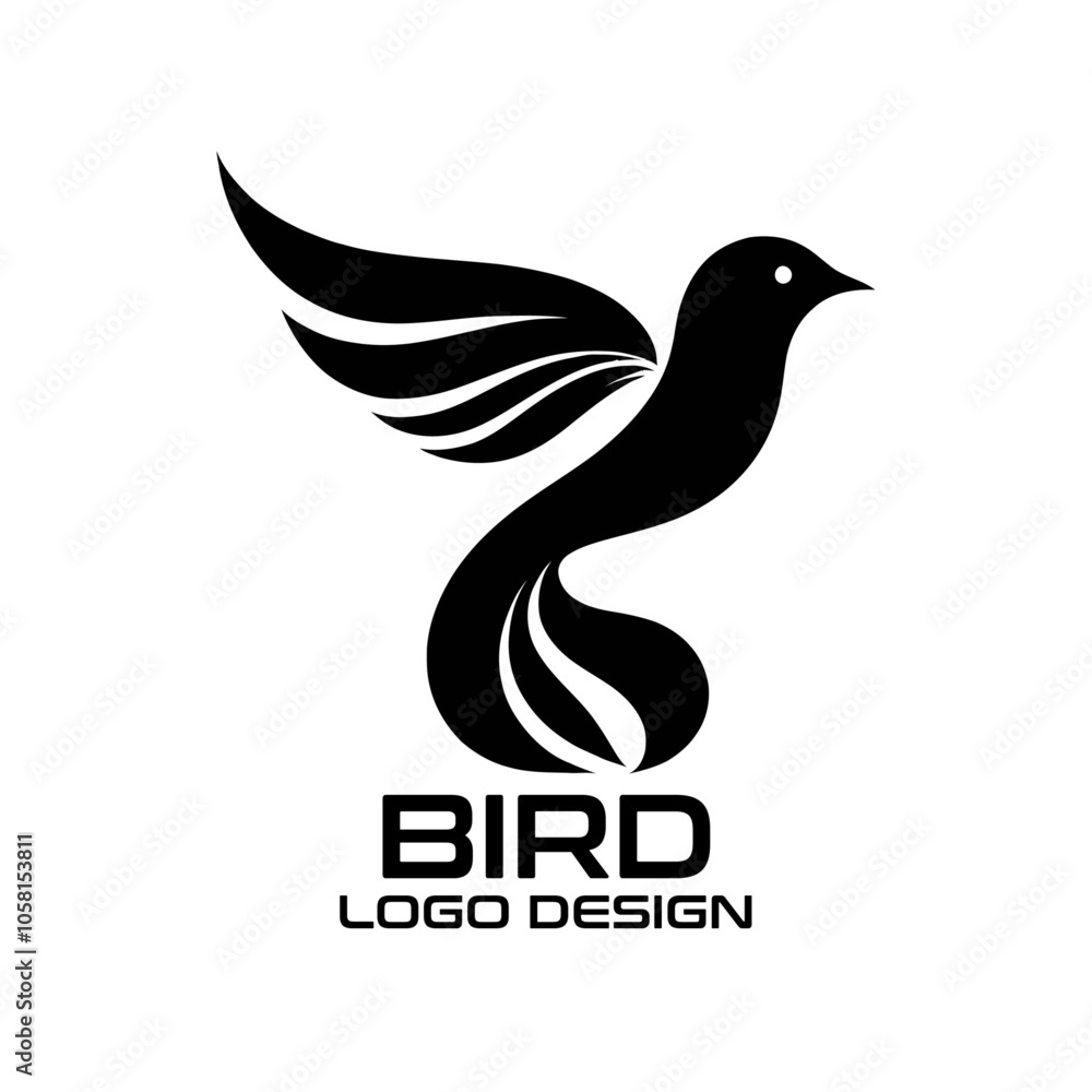 Fototapeta premium Bird Vector Logo Design