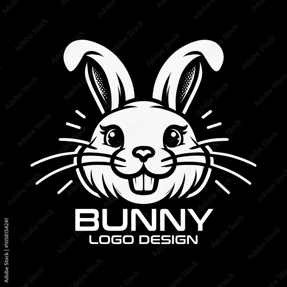 Bunny Vector Logo Design Bunny Vector Logo Design