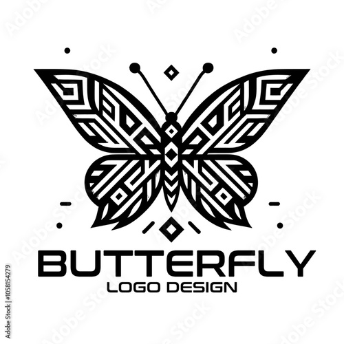 Butterfly Vector Logo Design photo