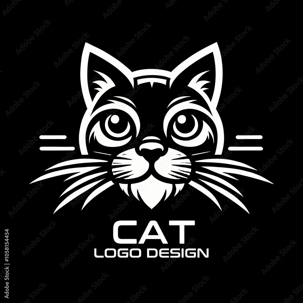 Cat Vector Logo Design Cat Vector Logo Design