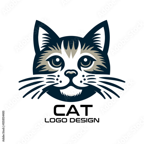 Cat Vector Logo Design