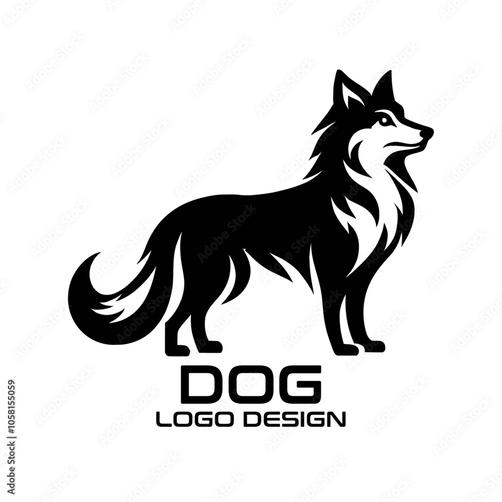 Dog Vector Logo Design Dog Vector Logo Design