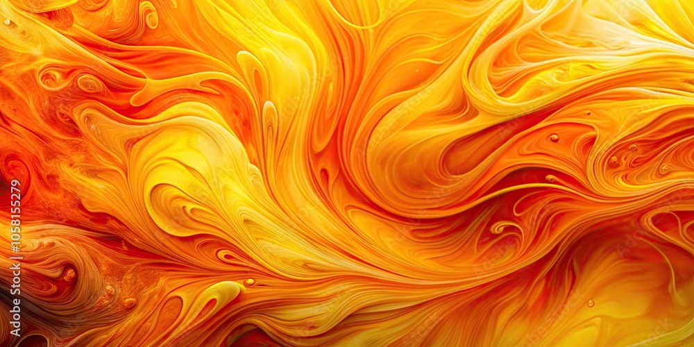 Abstract background of swirling yellow and orange liquids , vibrant, colorful, bright, fluid, dynamic, artistic, texture, flowing Abstract background of swirling yellow and orange liquids , vibrant, colorful, bright, fluid, dynamic, artistic, texture, flowing