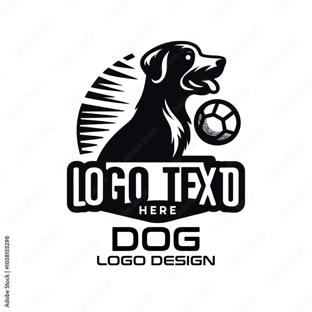 Dog Vector Logo Design Dog Vector Logo Design