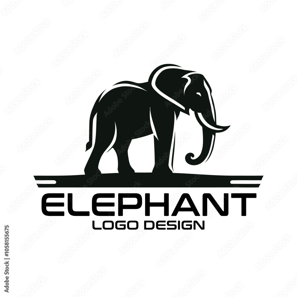 Obraz premium Elephant Vector Logo Design