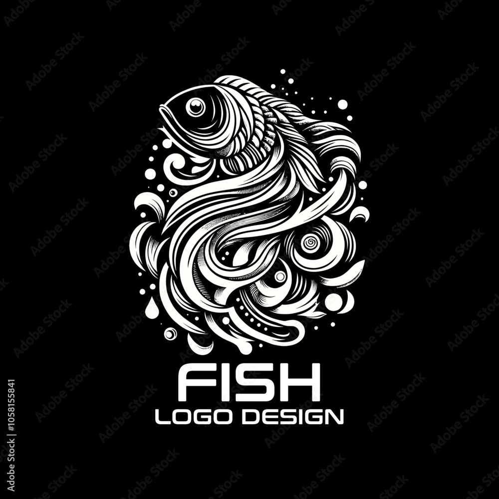 Fish Vector Logo Design Fish Vector Logo Design