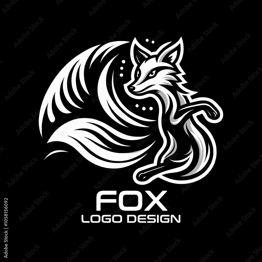 Fox Vector Logo Design Fox Vector Logo Design