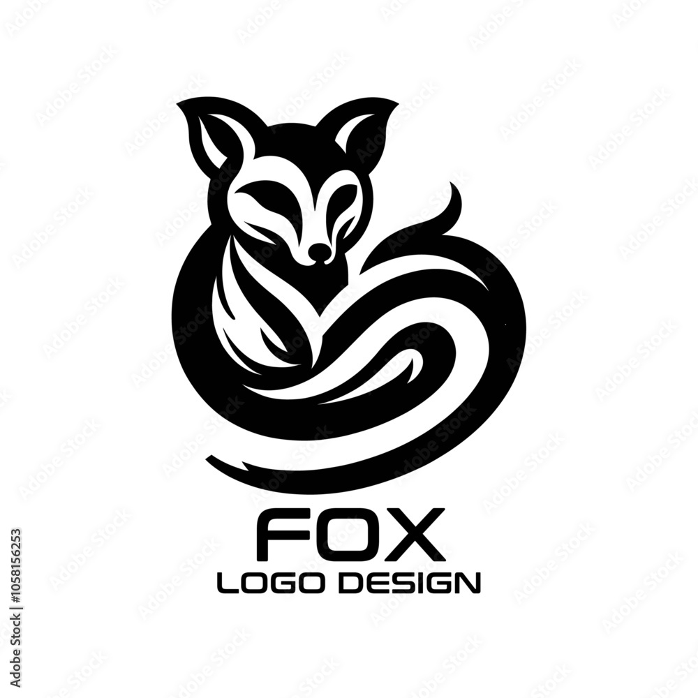 Obraz premium Fox Vector Logo Design