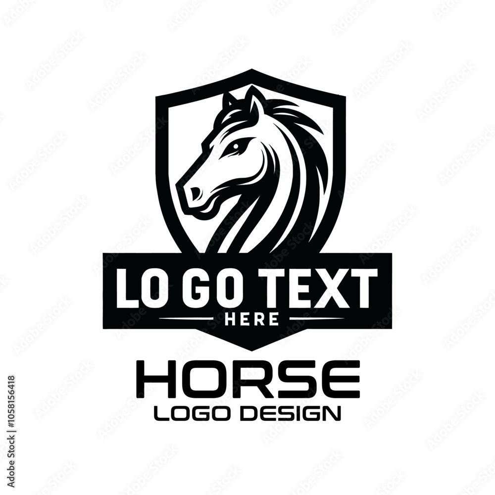 Fototapeta premium Horse Vector Logo Design