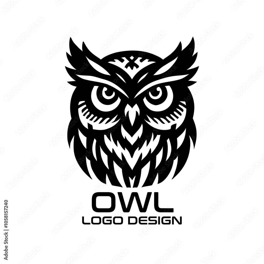 Obraz premium Owl Vector Logo Design