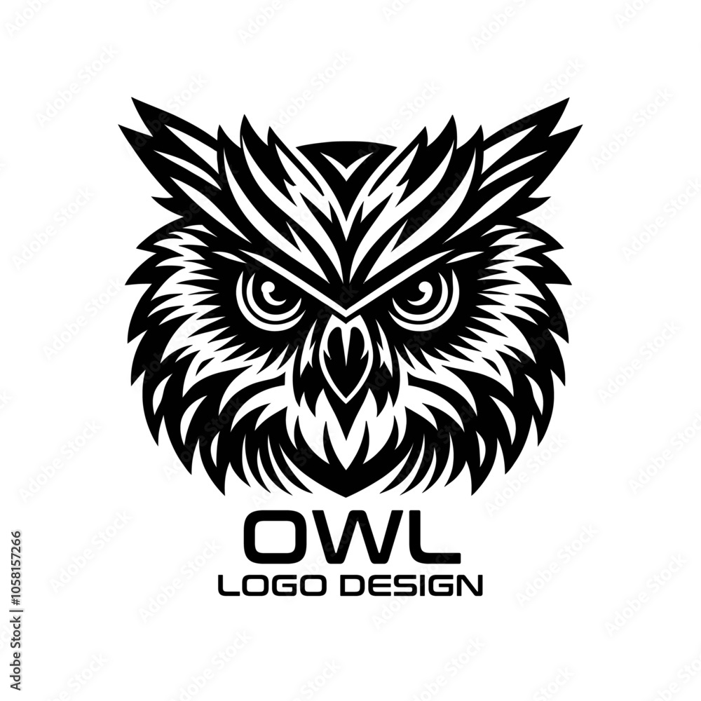 Obraz premium Owl Vector Logo Design