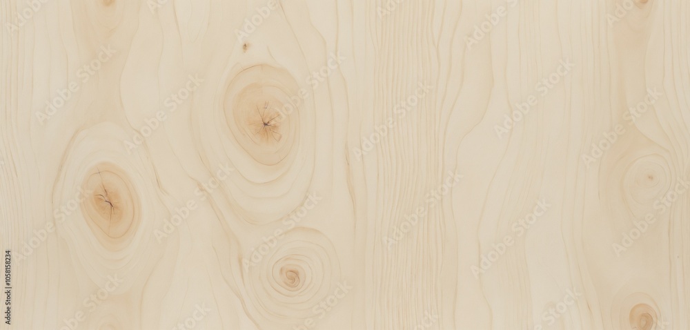 Smooth birch wood texture with creamy white tones and delicate, swirling grain patterns Smooth birch wood texture with creamy white tones and delicate, swirling grain patterns