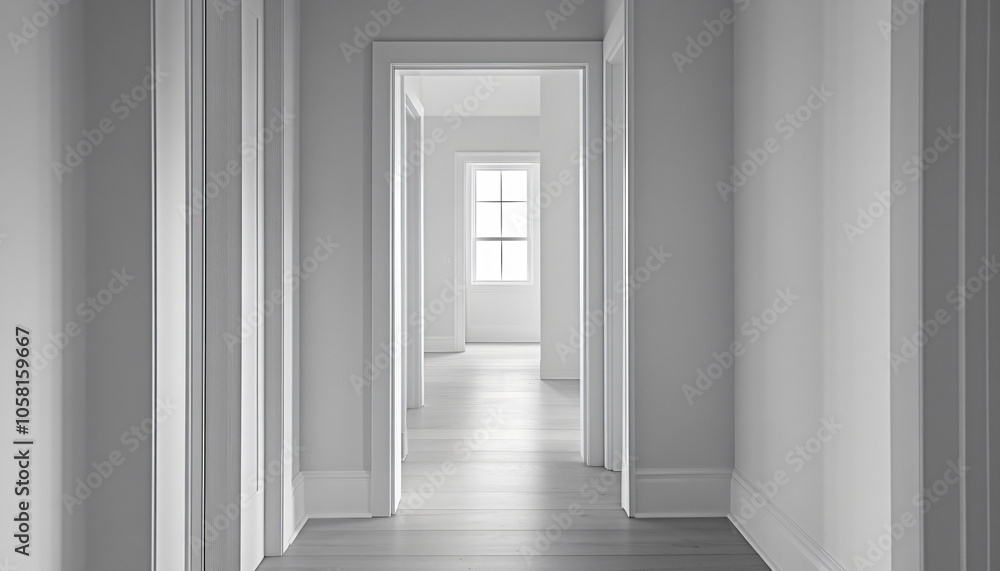 Minimalist and unique interior design in the house