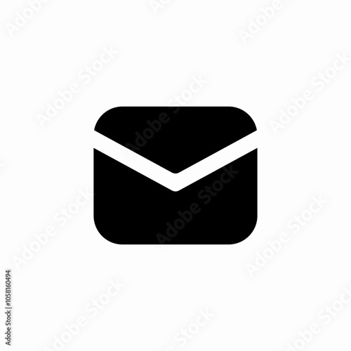 mail message icon sign vector