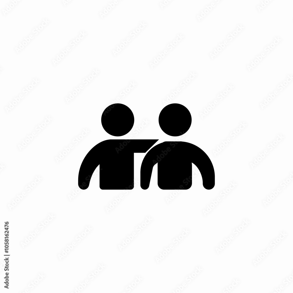 friendship friends icon sign vector friendship friends icon sign vector