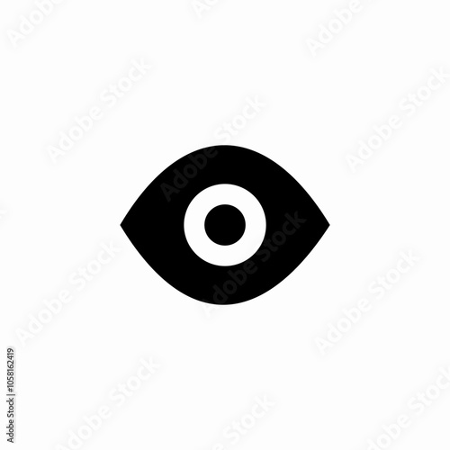 eye view icon sign vector
