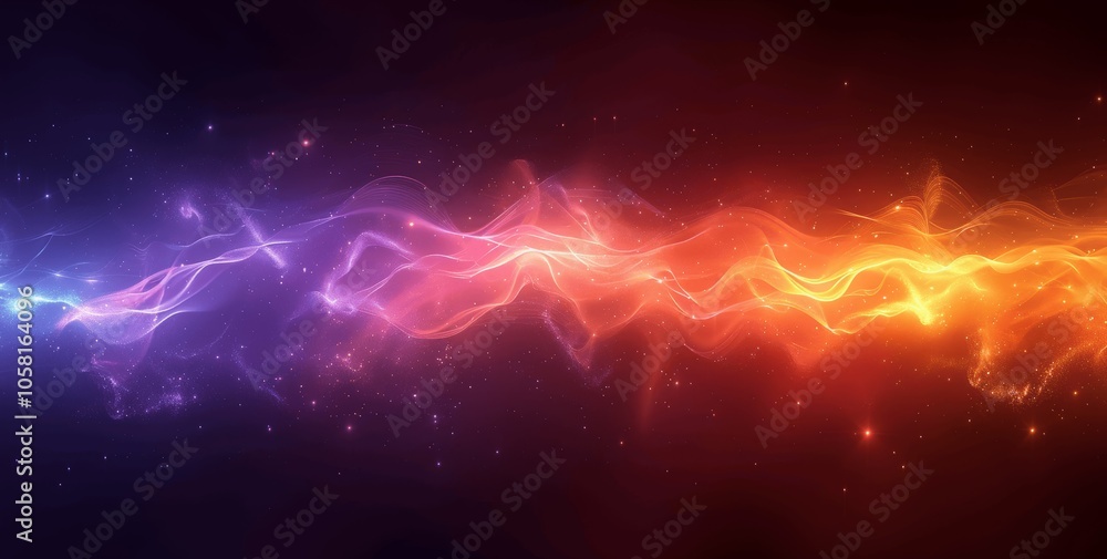 Vibrant Abstract Fire Flames Gradient Aurora Effect on Black Background Vibrant Abstract Fire Flames Gradient Aurora Effect on Black Background