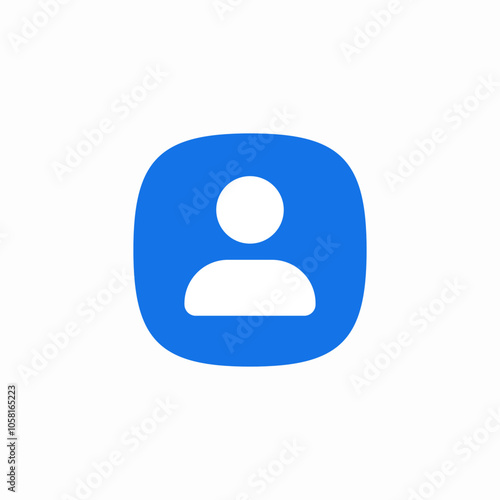 user profile icon sign vector