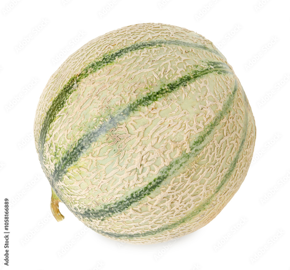 One whole Cantaloupe melon isolated on white One whole Cantaloupe melon isolated on white