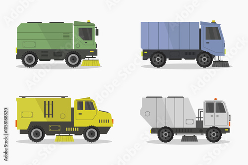 Street sweeper truck