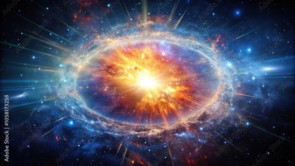 Distant supernova explosion in a galaxy, with debris expanding into space, galaxy, explosion, gravitational wave, space Distant supernova explosion in a galaxy, with debris expanding into space, galaxy, explosion, gravitational wave, space