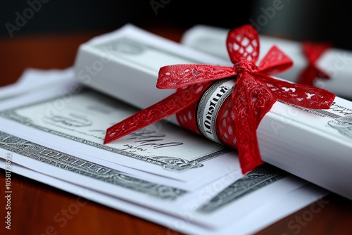 Close-up of financial documents showing debenture certificates, with crisp legal text and signatures, symbolizing the formal and structured nature of debentures, symbolizing trust and security