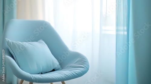 Blue Armchair by the Window