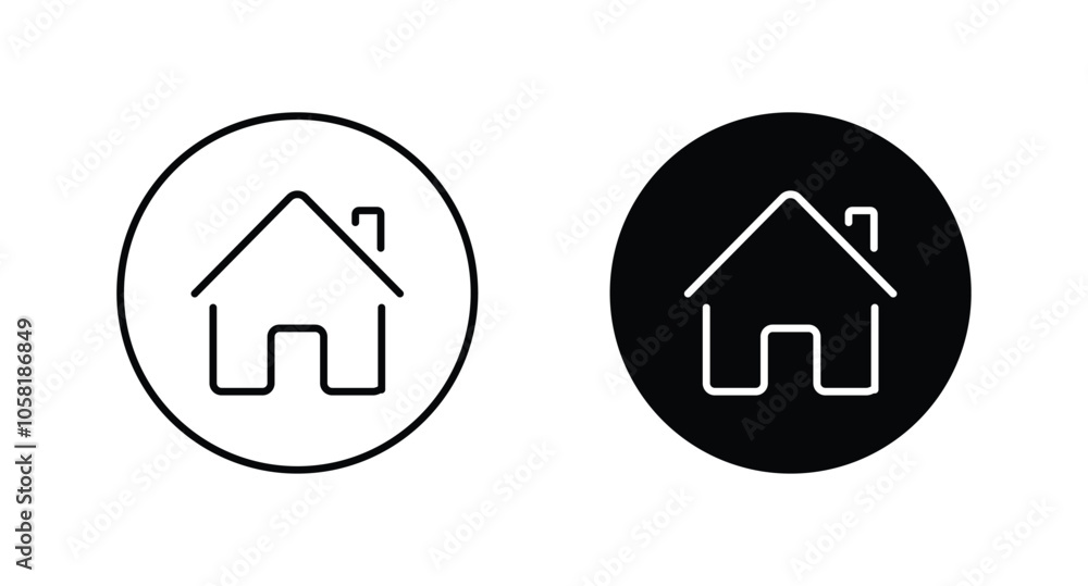 Home icon vector for web, computer and mobile app Home icon vector for web, computer and mobile app