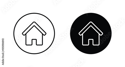 Home icon vector for web, computer and mobile app 