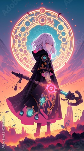 アニメスタイル 　japanese anime style