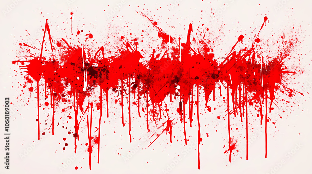 Grunge red splatter paint design. Splatter Painting. Illustration Grunge red splatter paint design. Splatter Painting. Illustration