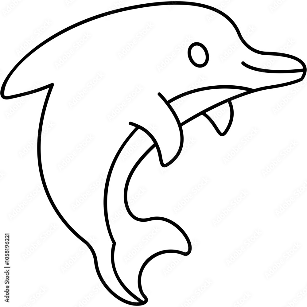 Obraz premium Dolphin Icon