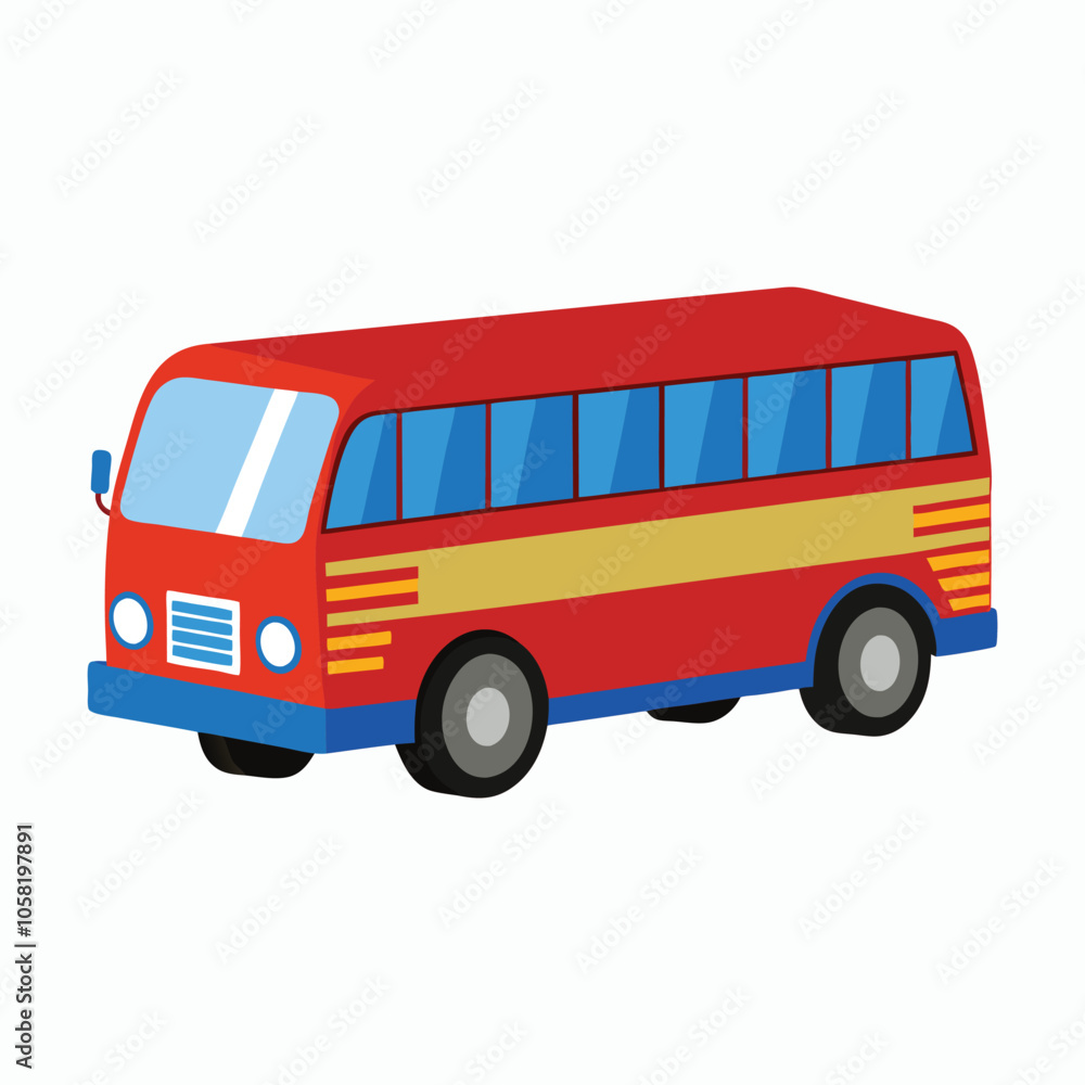 vector bus on a white background vector bus on a white background